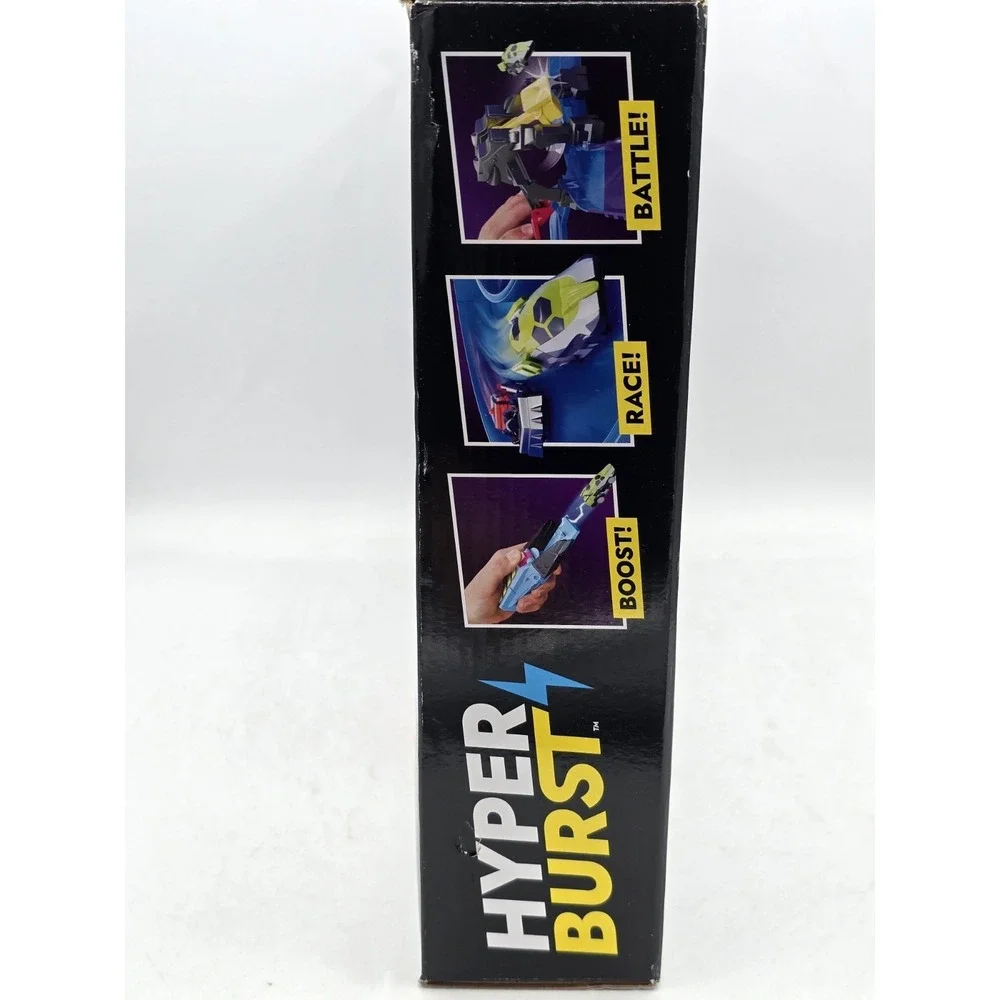 Hyper Burst Shockout Circuit Playset Race and Battle! Over 600+ MPH Scale Speed!